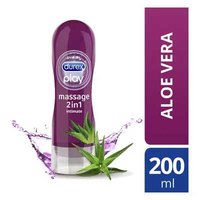 Durex Play Massage 2 in 1 Gel cu Aloe Vera 200 ml