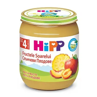 Hipp bio organic piure fructele soarelui 4+ luni 125 g