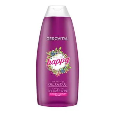 Gerovital Full of Happy Gel de dus cu Extract de Zmeura si Afine 250 ml