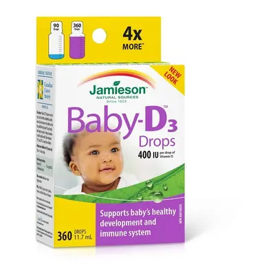 Jamieson Vitamina D3 400 U.I pentru copii 11.7 ml