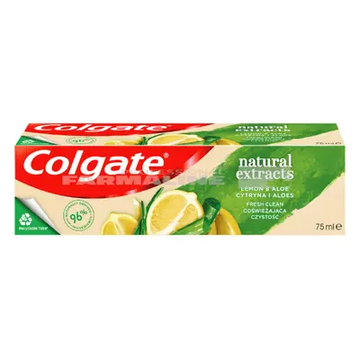 Colgate Natural Extract Lemon & Aloe Pasta de dinti 75 ml