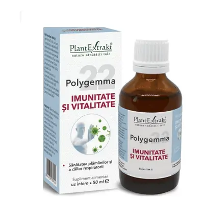 POLYGEMMA 22 - IMUNITATE SI VITALITATE X 50ML FL. PLANTEXTRAKT