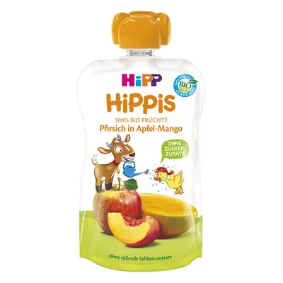 Hipp Hippis piure cu mar, mango si piersica 12 + luni 100 g