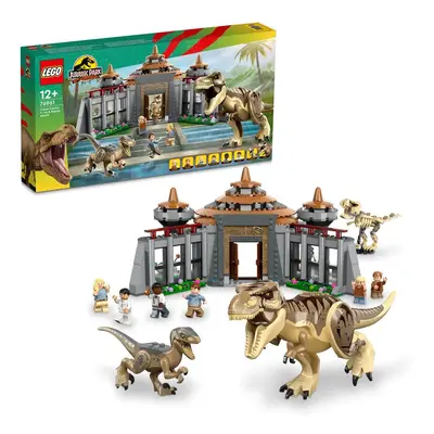 Lego Jurassic Centru pentru turisti T-Rex si Raptor 76961