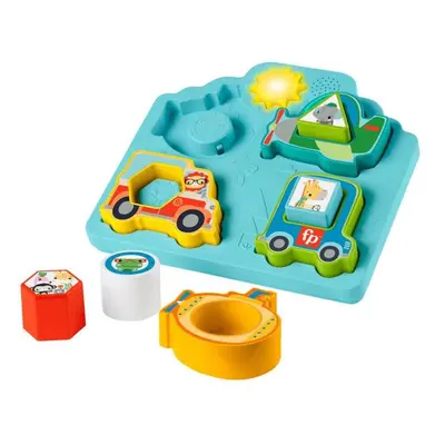 Jucarie cu forme de sortare autovehicule si sunete Fisher Price