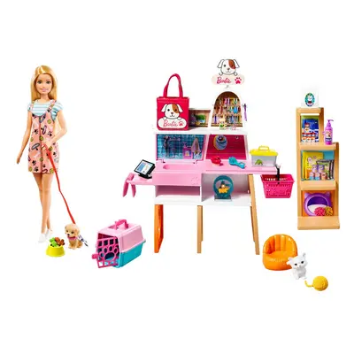 Set de joaca Barbie Magazinul cu accesorii pentru animale companie