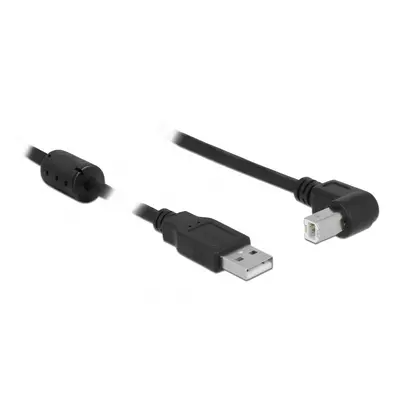 Cablu USB 2.0 tip A- B T-T unghi 1 m, Delock 83519