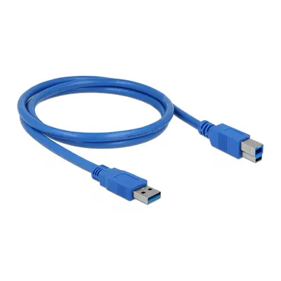 Cablu USB 3.0 tip A la tip B 1m T-T Bleu, Delock 82580