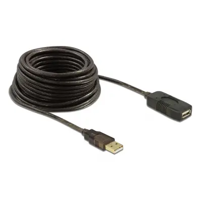 Cablu prelungitor activ USB 2.0 tip A T-M 10m, Delock 82446