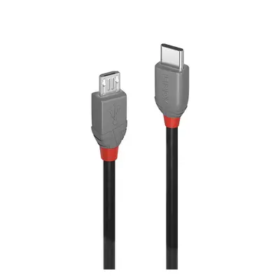 Cablu USB 2.0 tip C la micro USB-B T-T 1m Anthra Line, Lindy L36891