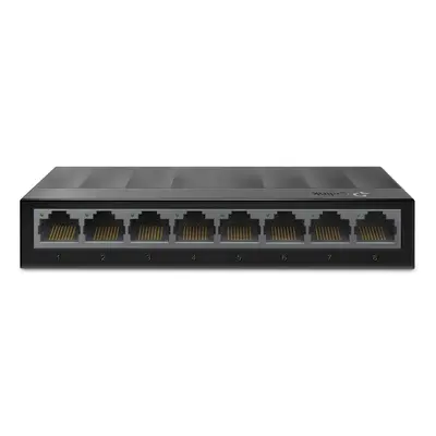 Switch TpLink LS1008G, 8 porturi, capacitate 16GBps, 3.9W, Tehnologia Green