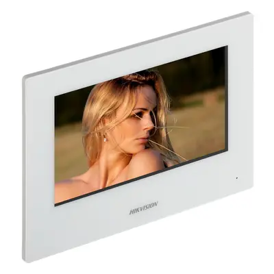 Post de interior pentru videointerfon Hikvision Gama IP pe 2 fire, Wifi, Touch Screen 7", DS-KH6