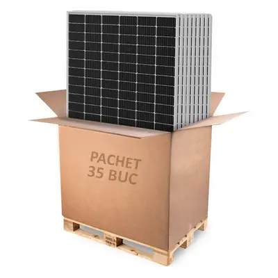 Palet cu 35 de panouri fotovoltaice Canadian solar CS6L-460MS, 460W, 16.1kW in total, CS6L-460MS