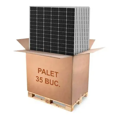 Palet 35 panouri solare fotovoltaice Canadian Solar 555W, CS6W-555MSx35