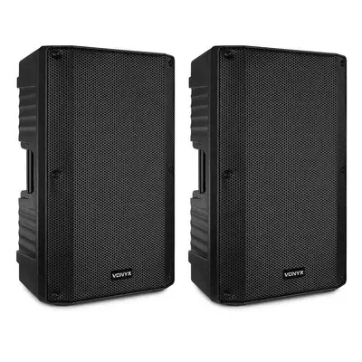 Boxe active Bluetooth Vonyx VSA120S, 200W RMS, 126dB, telecomanda, negre