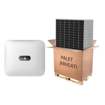 Sistem fotovoltaic Trifazat On-Grid 4KW, Invertor Huawei si Panou fotovoltaic Canadian Solar CS6