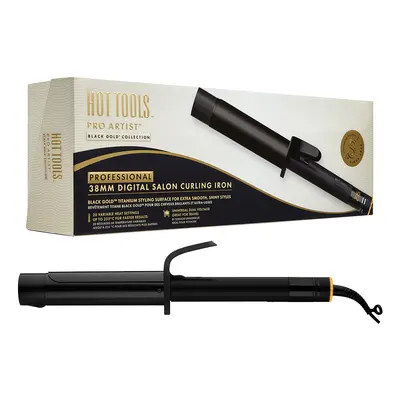 Ondulator Hot Tools, Pro Artist Black Gold collection, 38 mm, 20 trepte de temperatura, invelis 