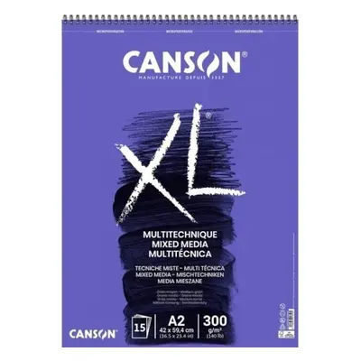 Canson Sp XL Mixed Media Textured Carnete de Schițe A2 300 g