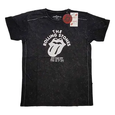 The Rolling Stones Tricou NYC '75 Unisex Black L