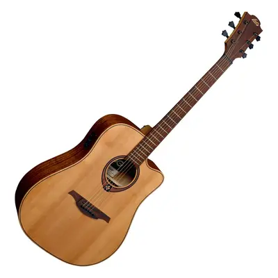 LAG T170DCE Natural Satin Chitară electro-acustică Dreadnought