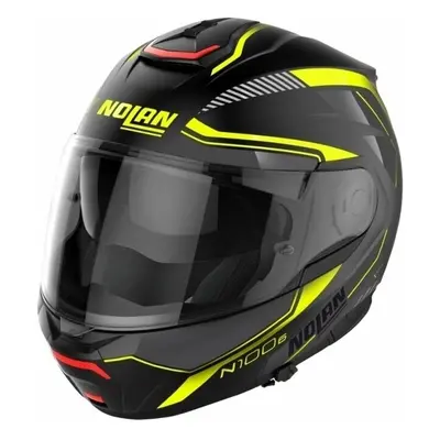 Nolan N100-6 Surveyor N-Com Flat Black Yellow/White/Antracite 2XL Casca