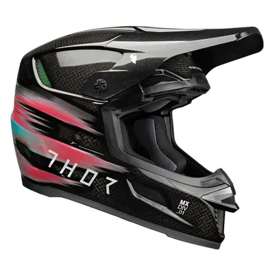 Casca Cross/atv Thor Reflex Theory Carbon, Culoare Negru/multicolor, Marime Xs