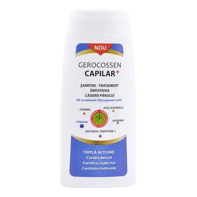 Capilar+ Sampon tratament impotriva caderii parului pentru par cu matreata, 275 ml – Gerocossen