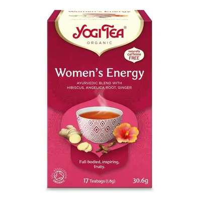 Ceai energie pentru femei, bio, 17 pliculete, 30,6g, YogiTea