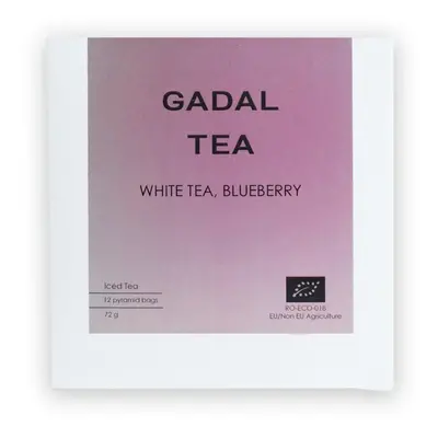 Ceai alb afine, bio, 12 piramide - ICED TEA, Gadal Tea