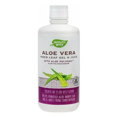 Aloe Vera Gel & Juice with Aloe PolyMax+™, Nature`s Way, 1l, Secom