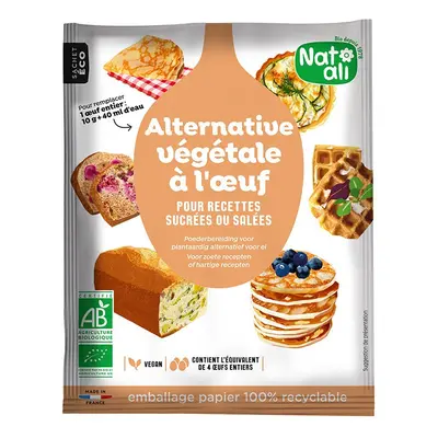 Inlocuitor vegan pentru oua, bio, 40g, Nat-ali