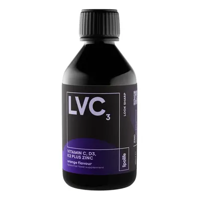 Lipolife LVC3 - Vitamina C, D3, K2 plus zinc, lipozomale 240ml