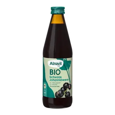 Suc de coacaze negre bio 330ml Alnavit