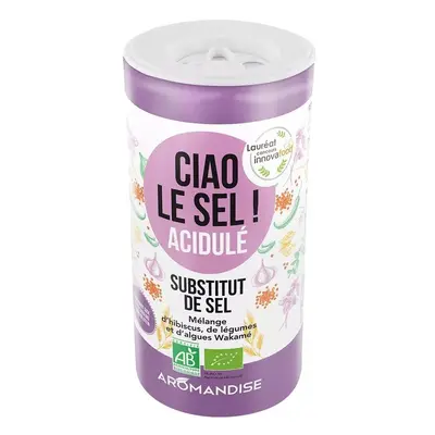 Ciao sare - inlocuitor de sare, acidulat, bio 70g, Aromandise