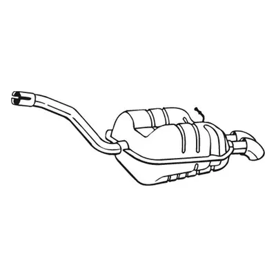 Toba finala esapament potrivit SKODA OCTAVIA II; VW GOLF V, JETTA III 1.4 1.8 2.0 08.05-06.13