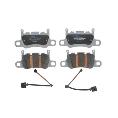 Set placute frana Spate (cu suplimente; cu un tampon de amortizare; pentru vehicule electrice), 