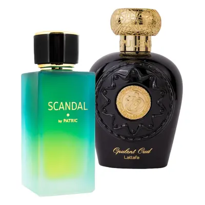 Pachet 2 parfumuri Opulent Oud 100 ml si Scandal by Patric 100 ml