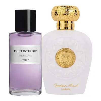 Pachet 2 parfumuri Opulent Musk 100 ml si Fruit Interdit 50 ml