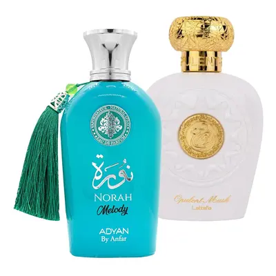 Pachet 2 parfumuri, Opulent Musk si Norah Melody by Adyan, femei, 100ml