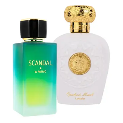 Pachet 2 parfumuri Opulent Musk 100 ml si Scandal by Patric 100 ml