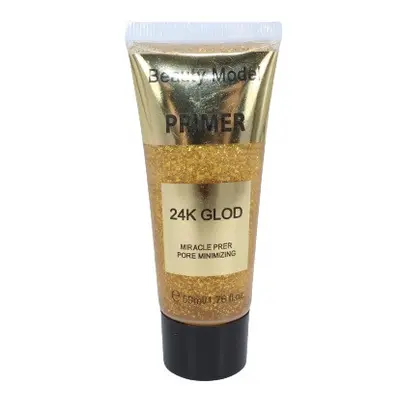 Primer machiaj pentru pori, Beauty Model, 24K Gold, Particule de aur, Stralucitor, 50 ml