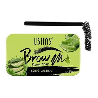 Sapun stilizare sprancene, Ushas, Brow Fixing Soap, Pensula inclusa, Aloe Vera