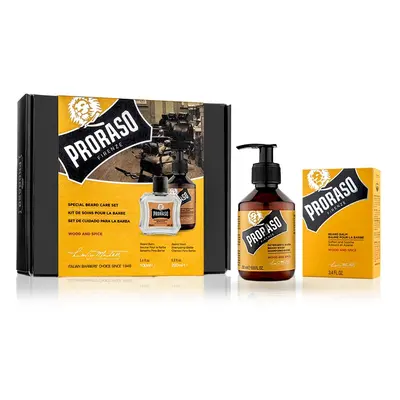 Set Ingrijire Barba - Sampon + Balsam PRORASO - Wood and Spice