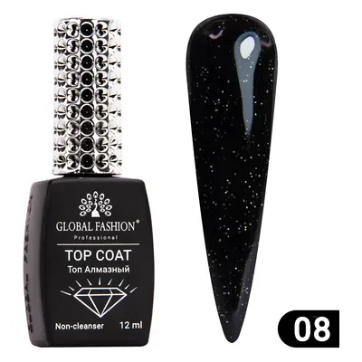 Top Coat Galaxy, Global Fashion, ml, 08, Transparent