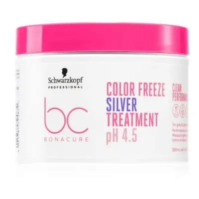 Tratament Par Color Argintiu Schwarzkopf Professional Bonacure Clean Performance Color Freeze ml