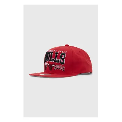 Mitchell&Ness sapca CHICAGO BULLS culoarea rosu, modelator