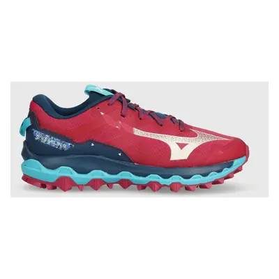 Mizuno pantofi femei, culoarea rosu