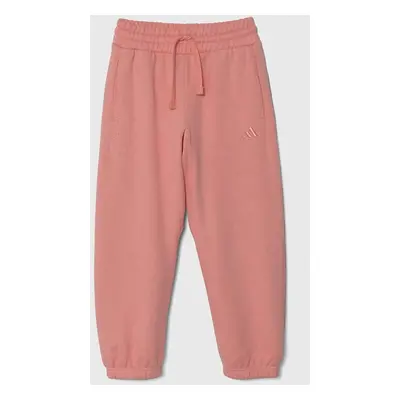 adidas pantaloni de trening pentru copii J SZN GFX PANT culoarea roz, cu imprimeu, IV7111