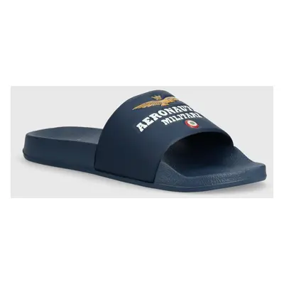 Aeronautica Militare papuci barbati, culoarea albastru marin, SC242CT3337