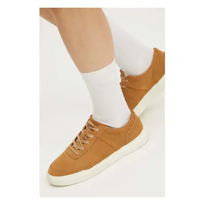 Medicine sneakers din piele intoarsă barbati, culoarea maro